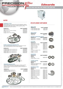 Woodruff Key, Edwards, Dry Pump, iH80, iH600, iH1000, iL70, iL600, iH160, iH1800, iH2400, Part# 24301040