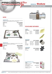 Minor Repair Kit, Stokes, Microvane, 013, Part# 4240761
